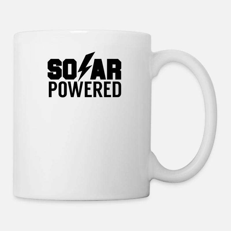 Solar betrieben - Tasse - Weiß