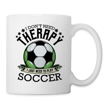 Football Funny Sayings Cool Footballer Gift - Mug - white - Right