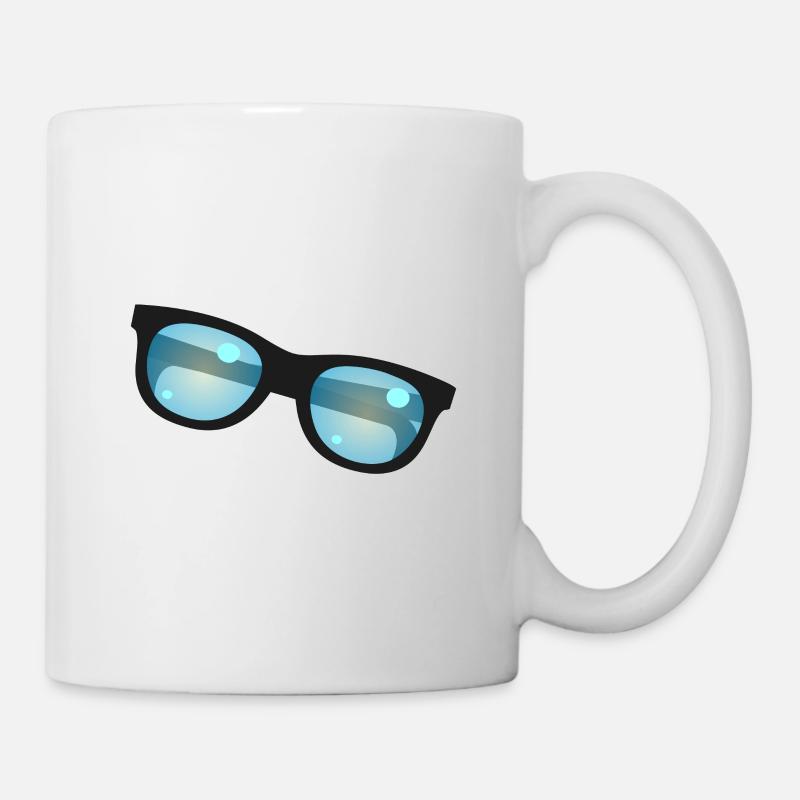 Brille - Tasse - Weiß