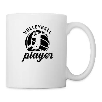 Équipe de joueurs de volleyball volleyball volleyball - Mug blanc - blanc - Droite