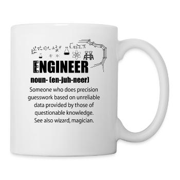Ingenieur - Tasse - Weiß - Rechts