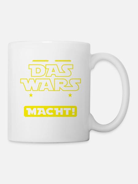 Das wars ab jetzt habe ich die macht! - Tasse - Weiß
