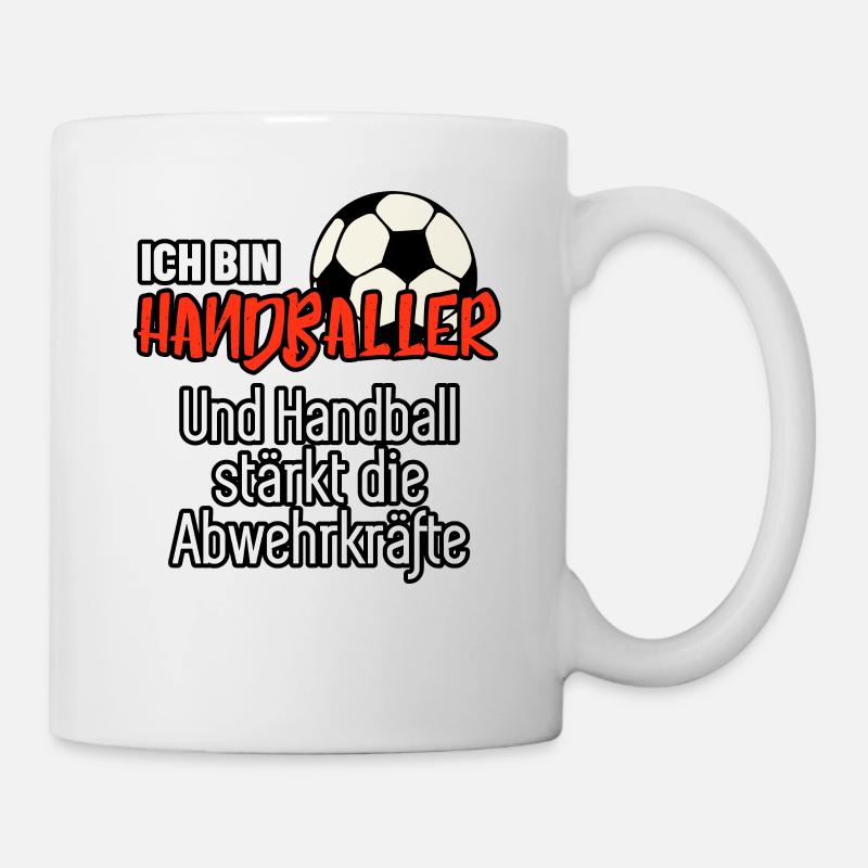 Handball Spruch - Tasse - Weiß