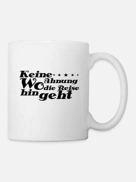 Reisen - Tasse - Weiß