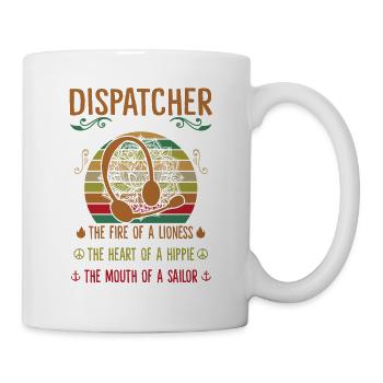 Dispatcher The Heart A Hippy Te Mouth Of A Sailor - Mug - white - Right