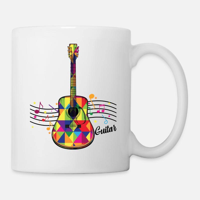 guitar - Mug - white