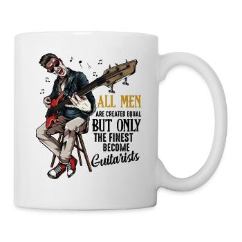 Gitarre - Tasse - Weiß - Rechts