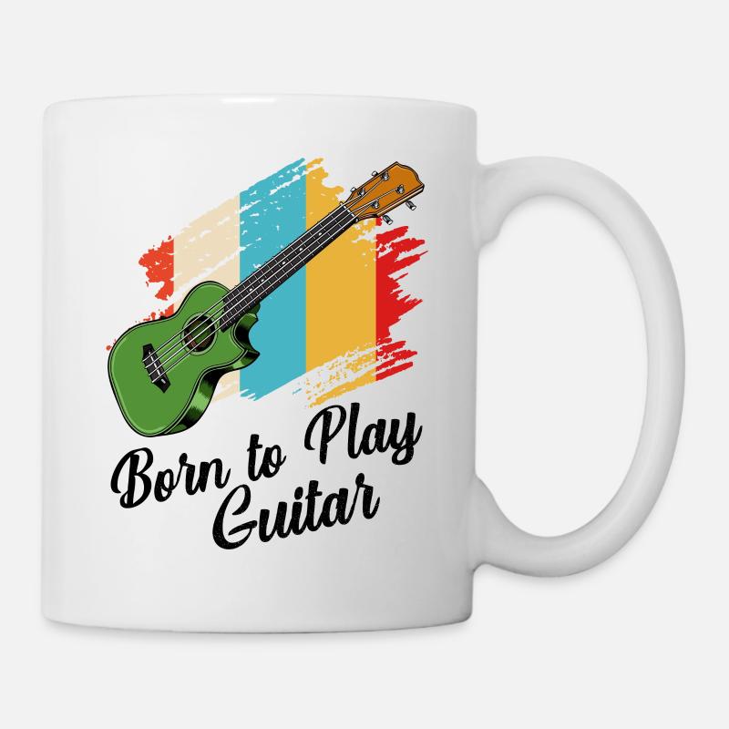 Gitarre - Tasse - Weiß