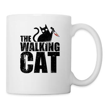 The Walking Cat for cat lovers at carnival - Mug - white - Right