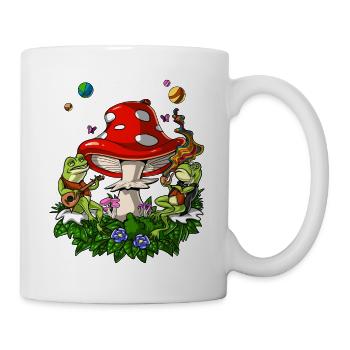 Voyage psychédélique Bufo Alvarius Frog - Mug blanc - blanc - Droite