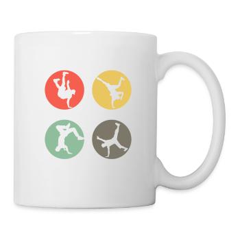 Retro Breakdance Bboying Gift I Breakdancing - Mug - white - Right