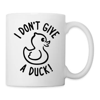 Don't give a Duck - Mug - white - Right