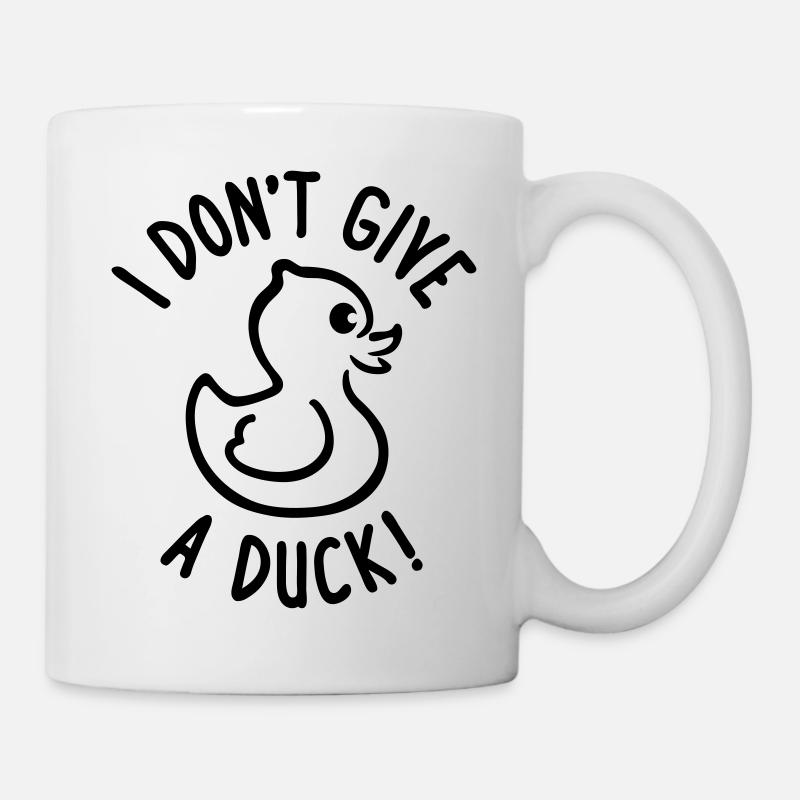 Ne donnez pas un canard - Mug blanc - blanc