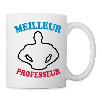 Meilleur professeur - Mug blanc - blanc - Droite