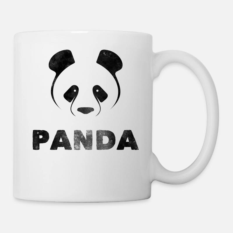 Panda - Rettet den Panda - Tasse - Weiß