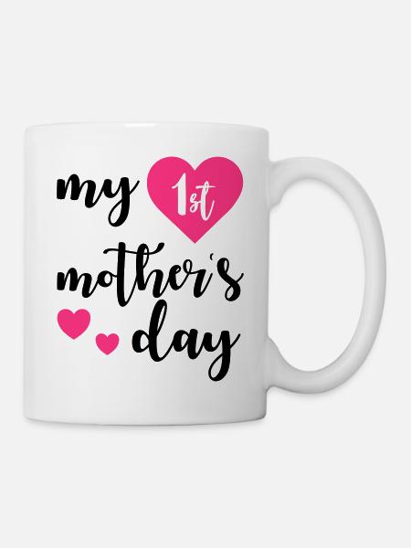 1st Mothers day - Tasse - Weiß