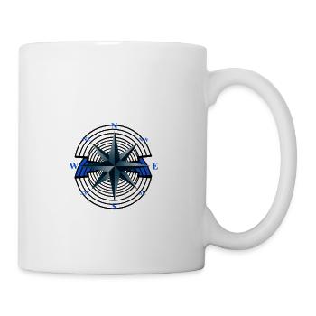 Windrose Compass Nautical Maritime Nautical Ahoi - Mug - white - Right