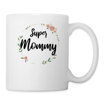 Super mommy best mom favorite mom gift - Mug - white - Right