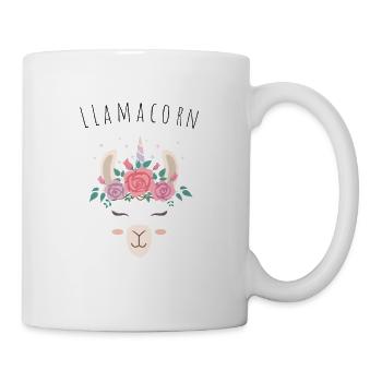 llamacorn - Tasse - Weiß - Rechts