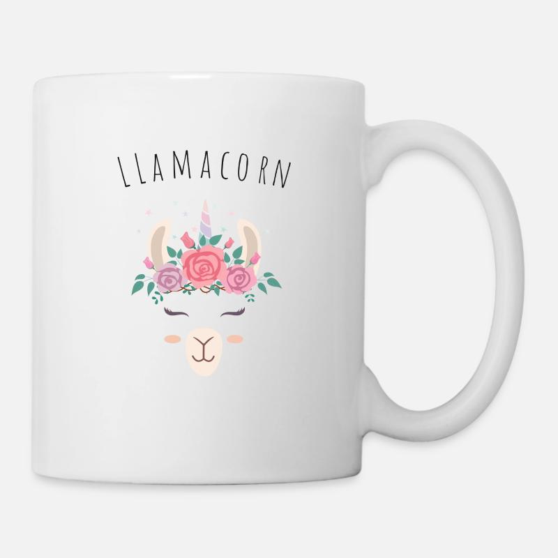 llamacorn - Mug blanc - blanc