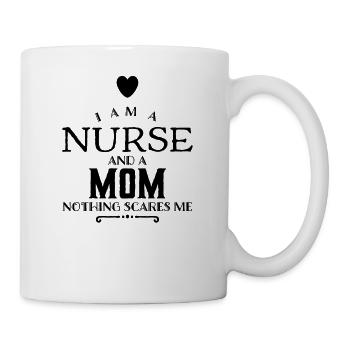 Krankenschwester und Mama - Tasse - Weiß - Rechts