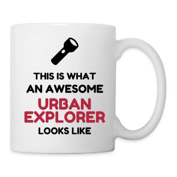 Urbex / Urban Exploration / Explorer / Cataphile - Mug - white - Right