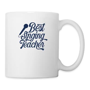 Professeur de chant chantant professeur de chant - Mug blanc - blanc - Droite
