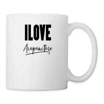 I love acupuncture - Mug - white - Right