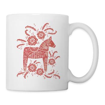 Swedish Darla Horse - Mug - white - Right