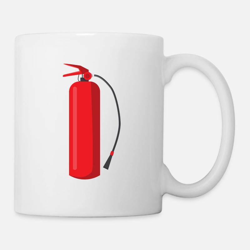 extincteur - Mug blanc - blanc