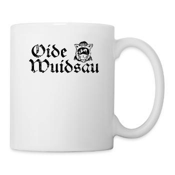 Oide Wuidsau für Skifahrer aus Bayern auf bayrisch - Tasse - Weiß - Rechts
