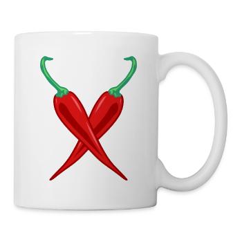 Chilli pepper hot - Mug - white - Right
