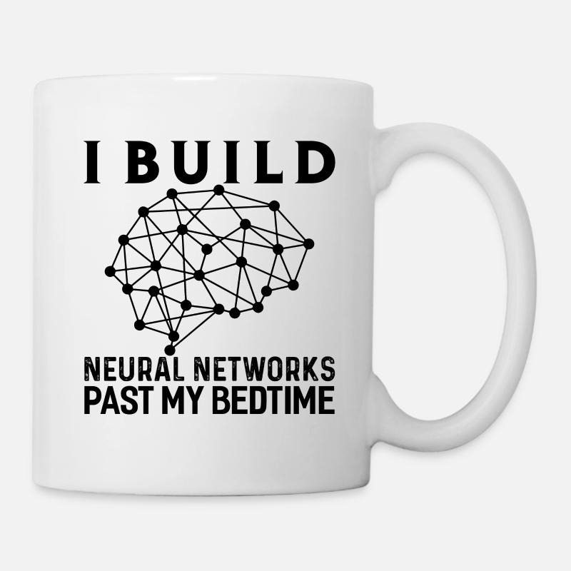Machine Learning AI Neuronales Netz - Tasse - Weiß