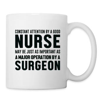 Krankenpflegerin - Tasse - Weiß - Rechts