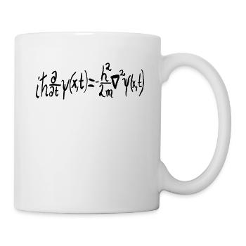 Schrödinger Gleichung - Tasse - Weiß - Rechts
