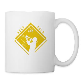 Keep Calm Trombone Trombone Woodwind Funny gift - Mug - white - Right