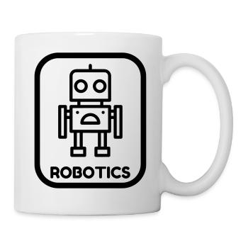 Robotik / Roboter / Robot / Robotics - Tasse - Weiß - Rechts