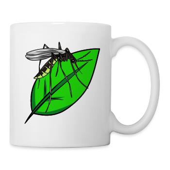 Insectes Moustiques sangsues Moustiques Été - Mug blanc - blanc - Droite