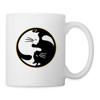 Yin Yang Twin Cat Yin Yang Twin Cat - Tasse - Weiß - Rechts
