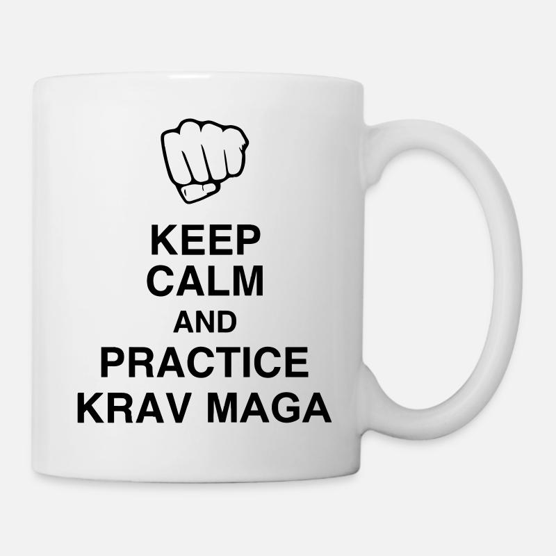 Krav Maga / Krav-Maga / Fight / Martial Art - Mug blanc - blanc