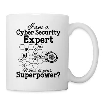 Cyber Security Expert - Mug - white - Right