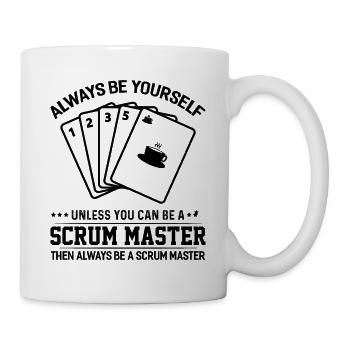 Scrum Master Agile Software Development - Mug - white - Right