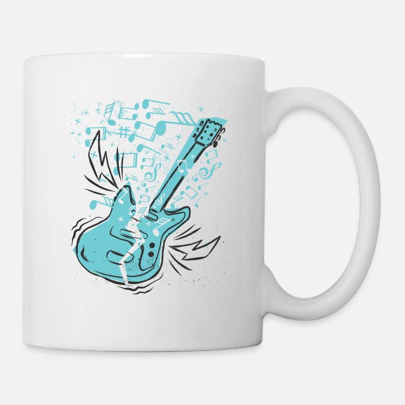 Music guitar - Mug - white