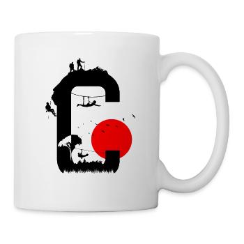 C red sun - Mug - white - Right