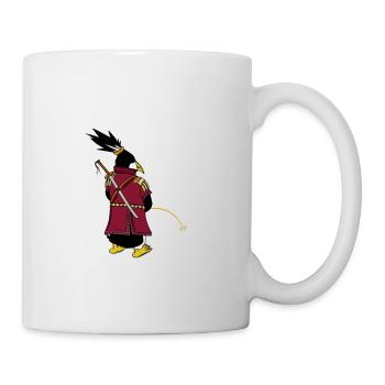 Linux Pingouin I Am Root Geeks Geeks Nerd Computer Ninja - Mug blanc - blanc - Droite