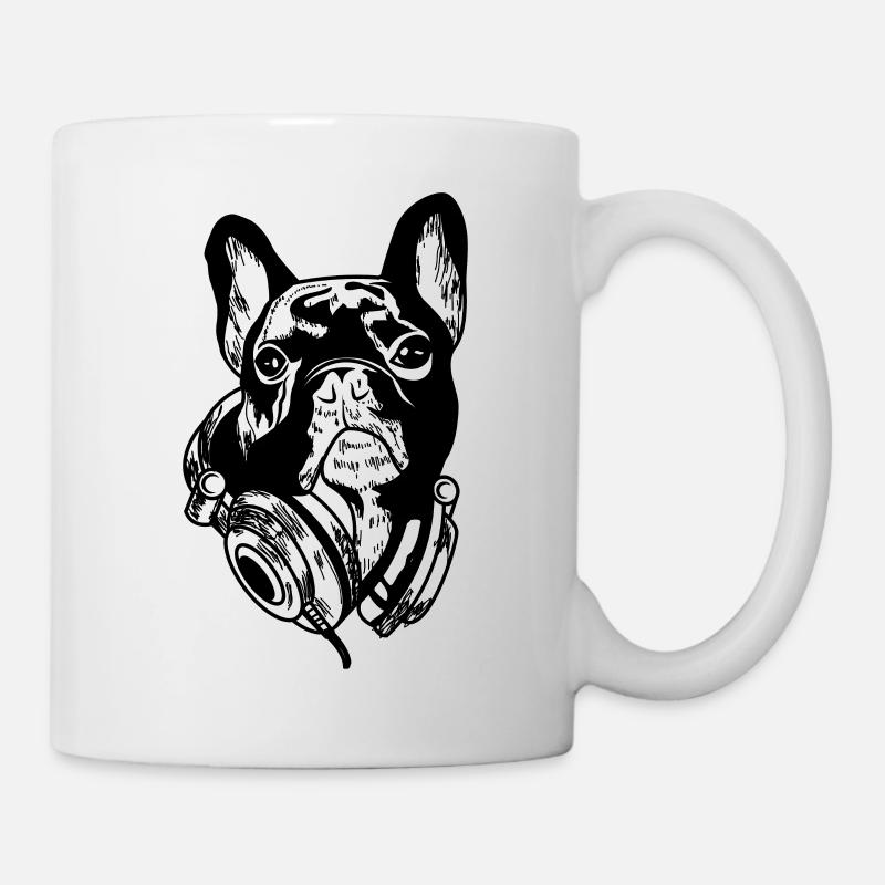 Pug DJ - Pug Life - Tasse - Weiß