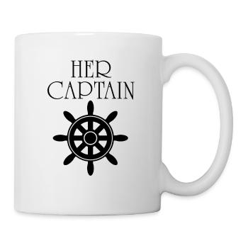 Her Captain His Anchor | Couple Matching Honeymoon - Tasse - Weiß - Rechts