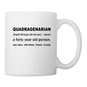 40 years - Mug - white - Right