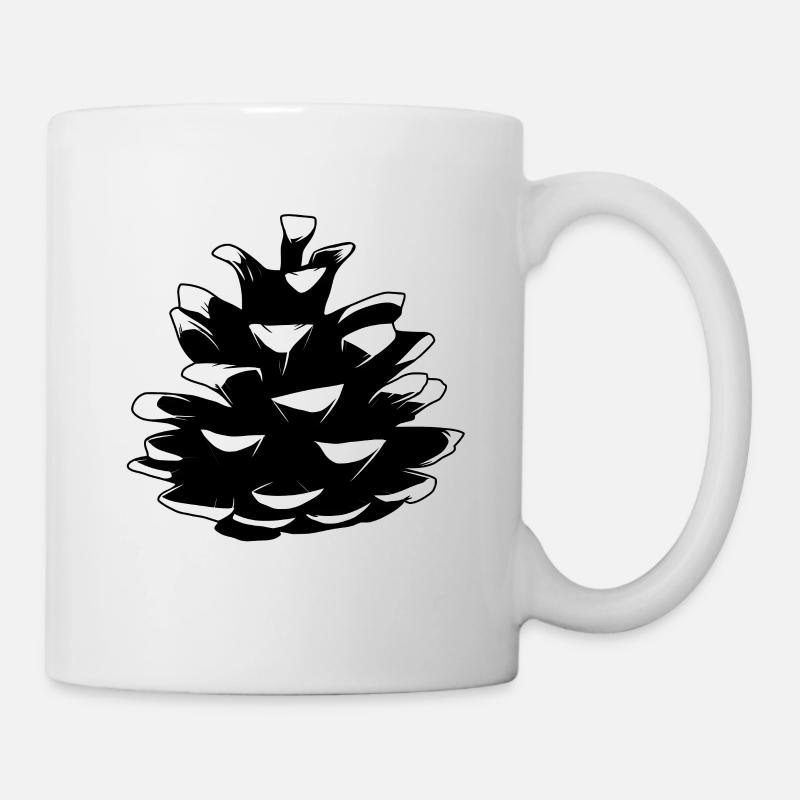 Pine pine cones Pine cones Forest Natural tree - Mug - white