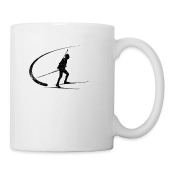 Biathlon passion - Mug - white - Right